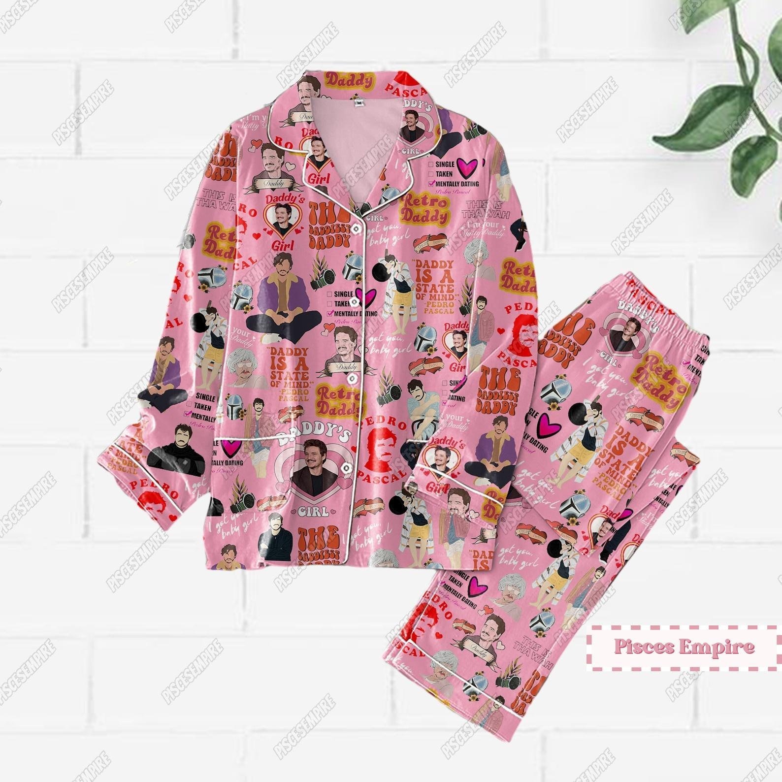 Pedro Pascal Pajamas Set, Pedro Pascal Pajamas Pants, Pablo Escobar Holiday Pajamas
