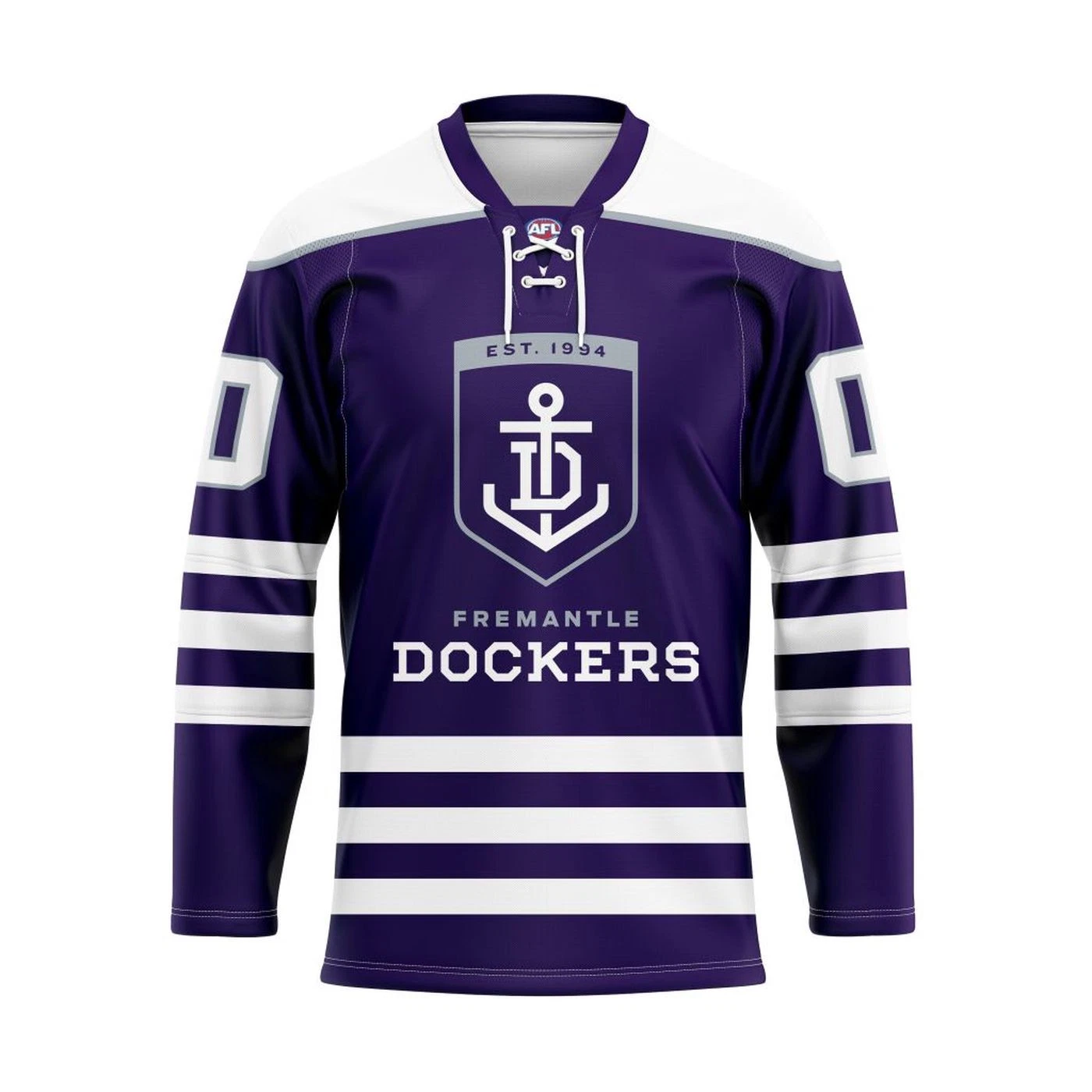 Personalized Fremantle Dockers Lace Hockey Shirt Men's Fan Gear Christmas Gift