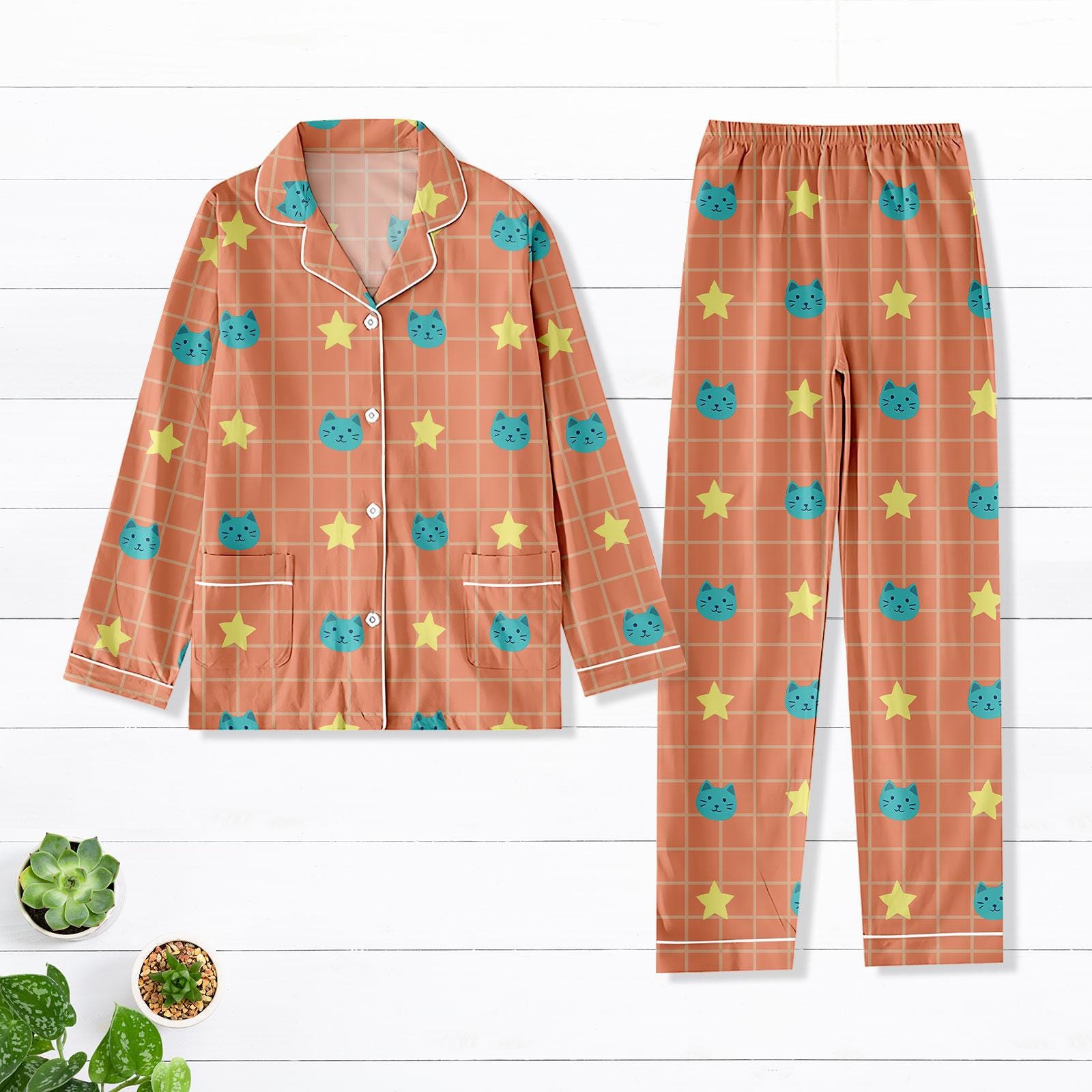 Rumi Kpop Demon Hunters Cosplay Pajamas Set, Rumi Cat Huntrix Inspired Sleepwear, Rumi Zoey Mira Cosplay Pajamas Pant, Huntrix Fan Gift