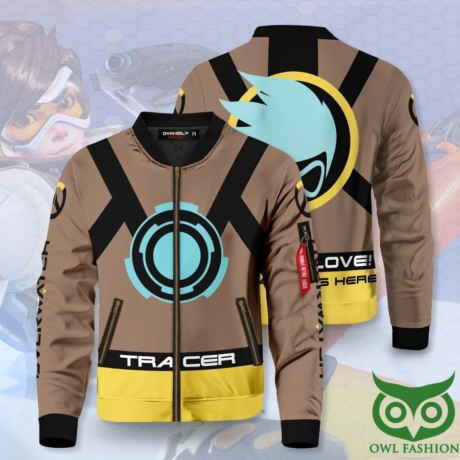 Hero Tracer Heroes of The Storm Printed Bomber Jacket