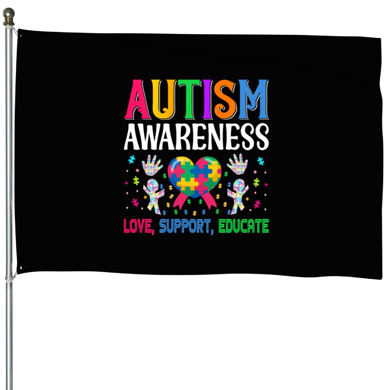I m Not Autistic I m Special House Flags