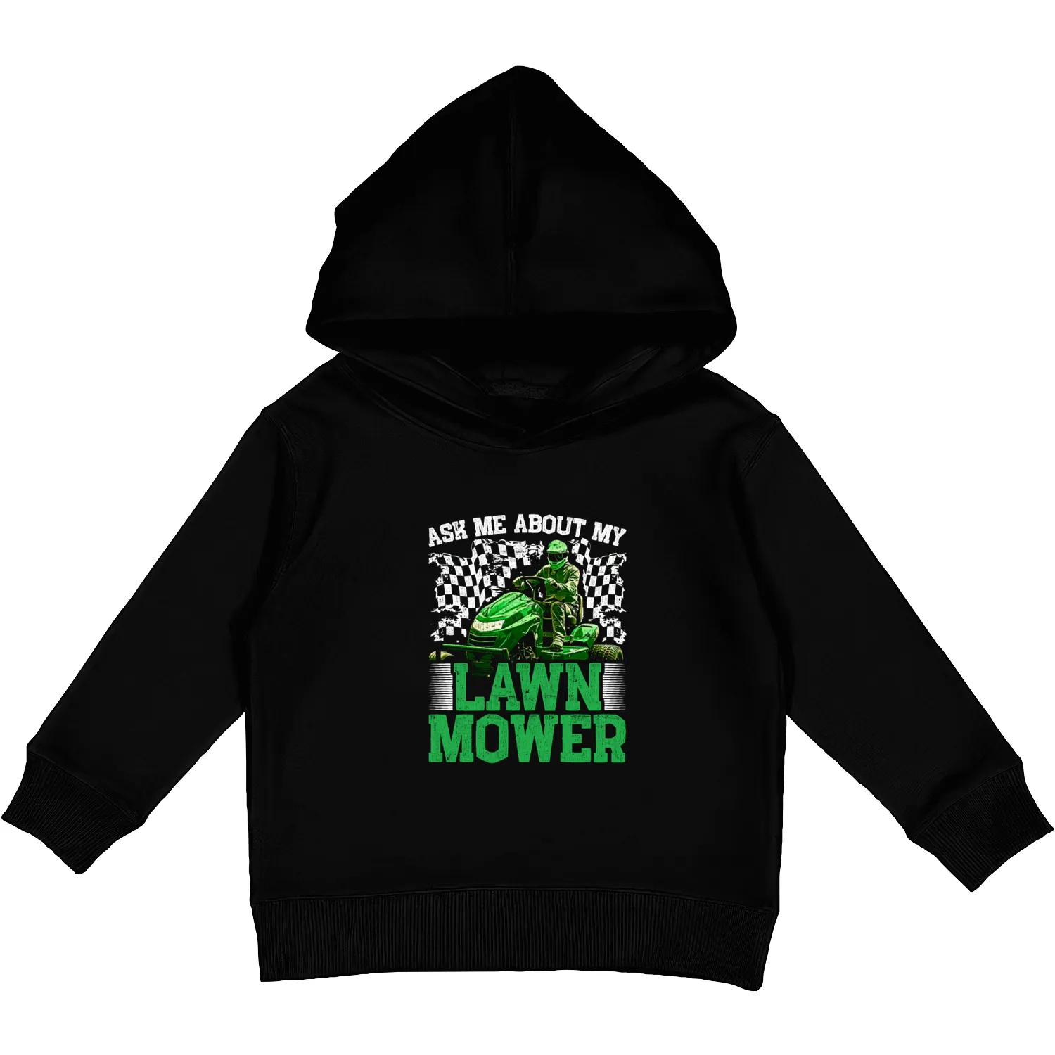 Lawn Mower Racing Lawnmower Kids Pullover Hoodies