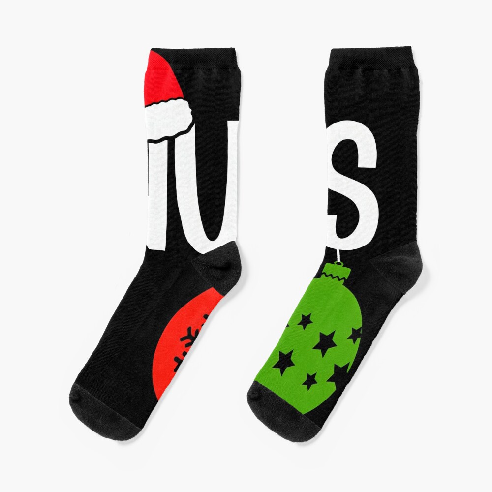 Couples Christmas Shirts Socks