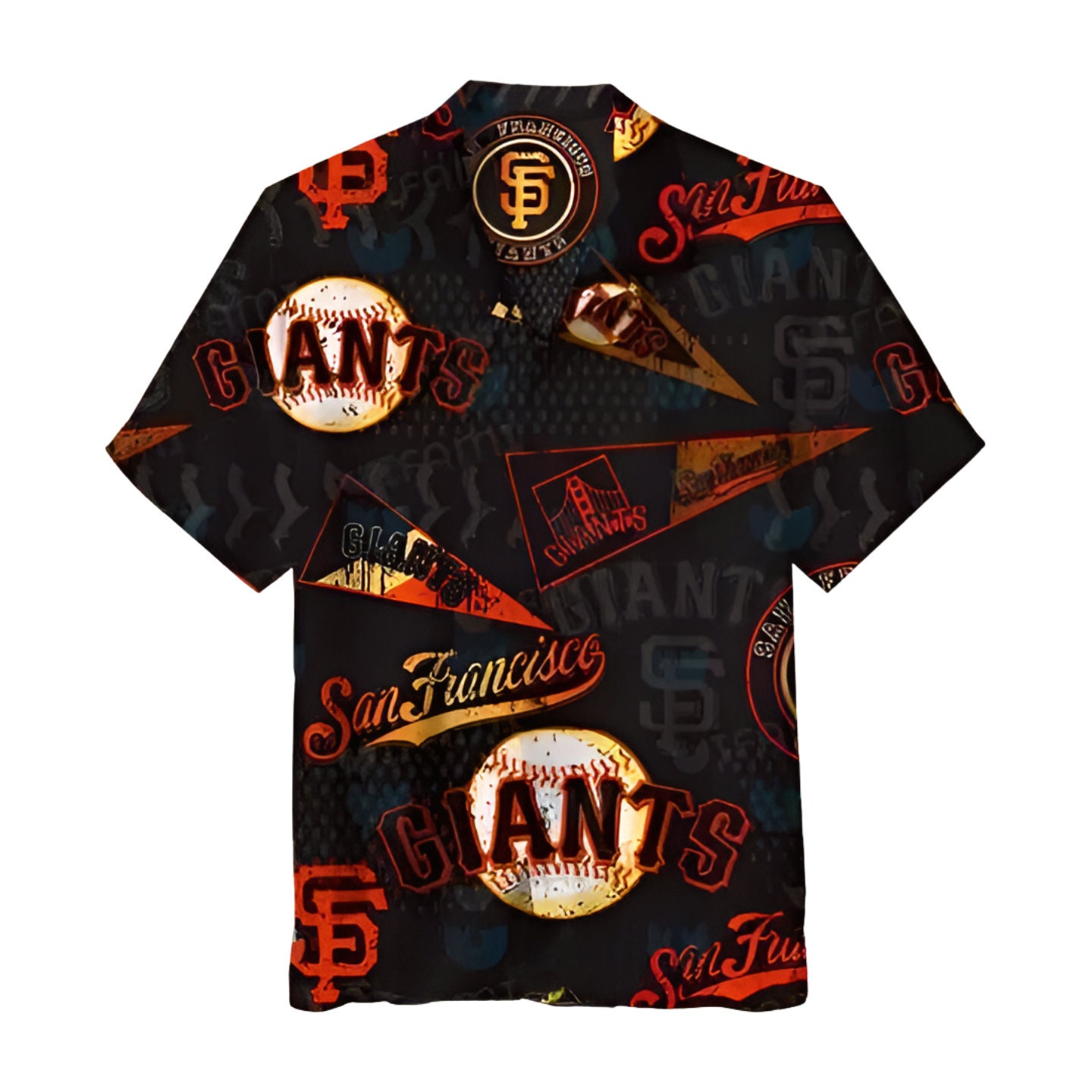 SF Giants Hawaiian shirt, Hawaiian shirt Men's Hawaiian Shirt, Hawaiian Beach Shirt, Button Downs Shirt
