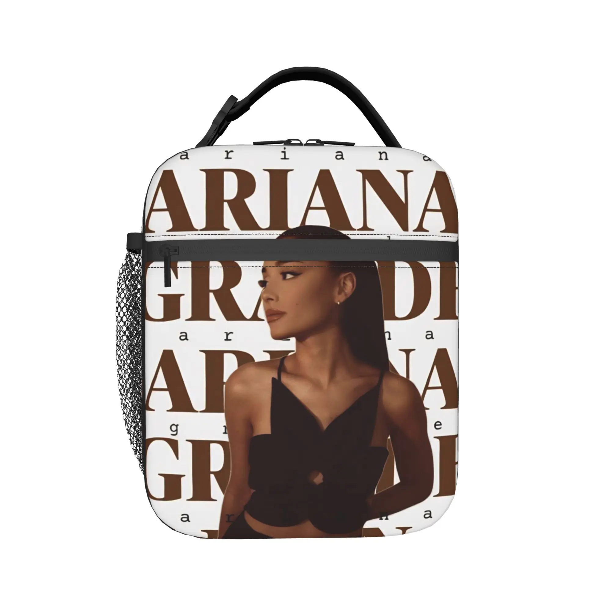 Ariana 2026 Album Insulated Kids Lunch Bag, Portable Thermal Cooler Food Bag for Travel