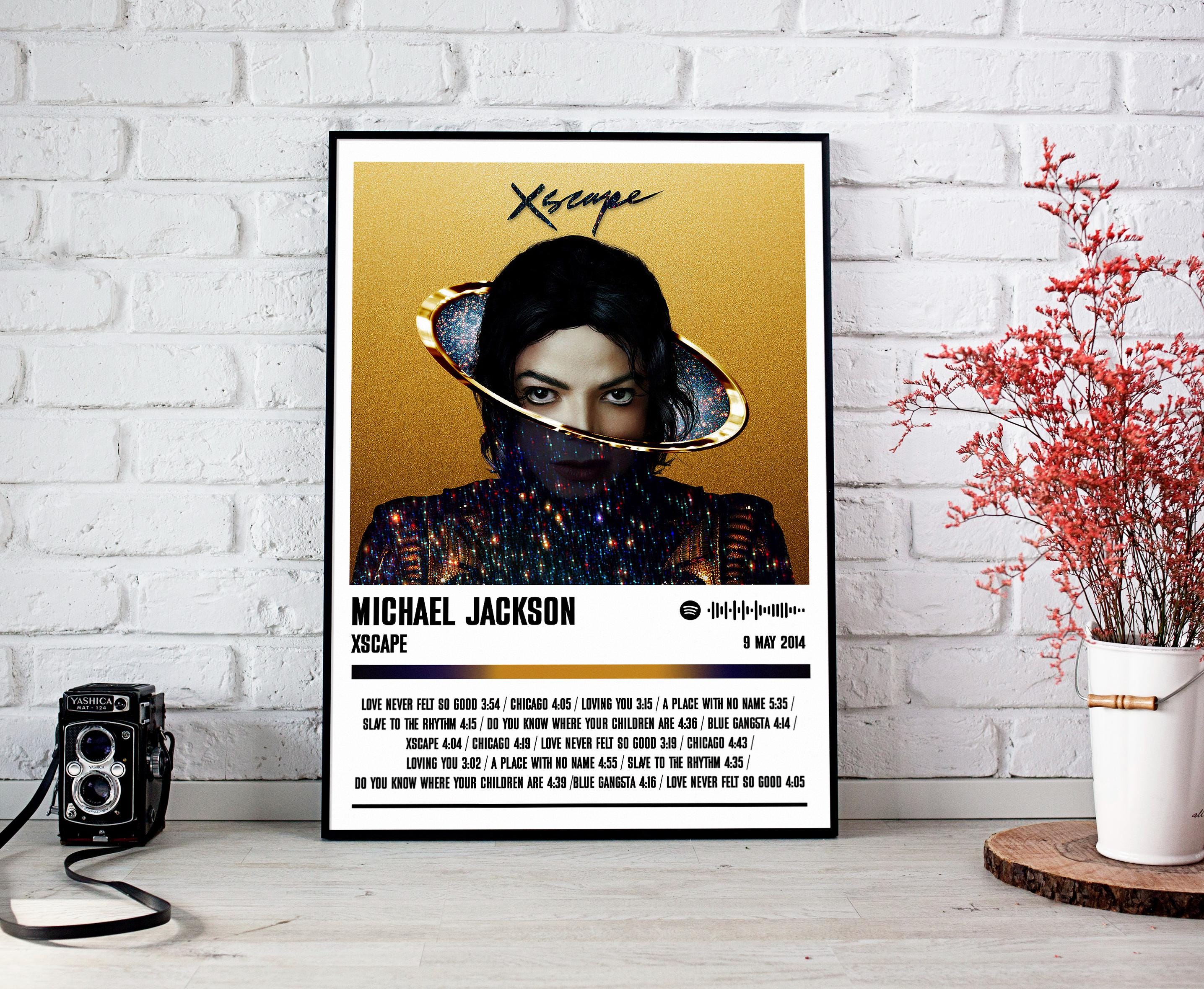 Michael Jackson Poster Print | Xscape Album Poster | Music Poster | Album Cover Poster | Wall Decor | Music Gift