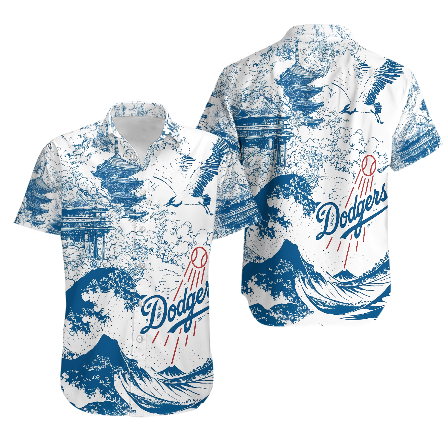 LA Dodgers Hawaiian Shirt