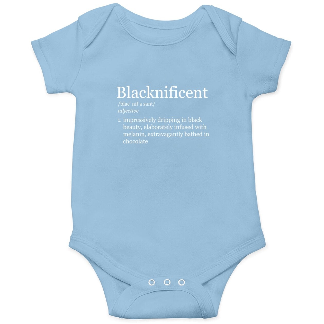 Blacknificent Magnificent Black Pride Melanin Baby Bodysuit