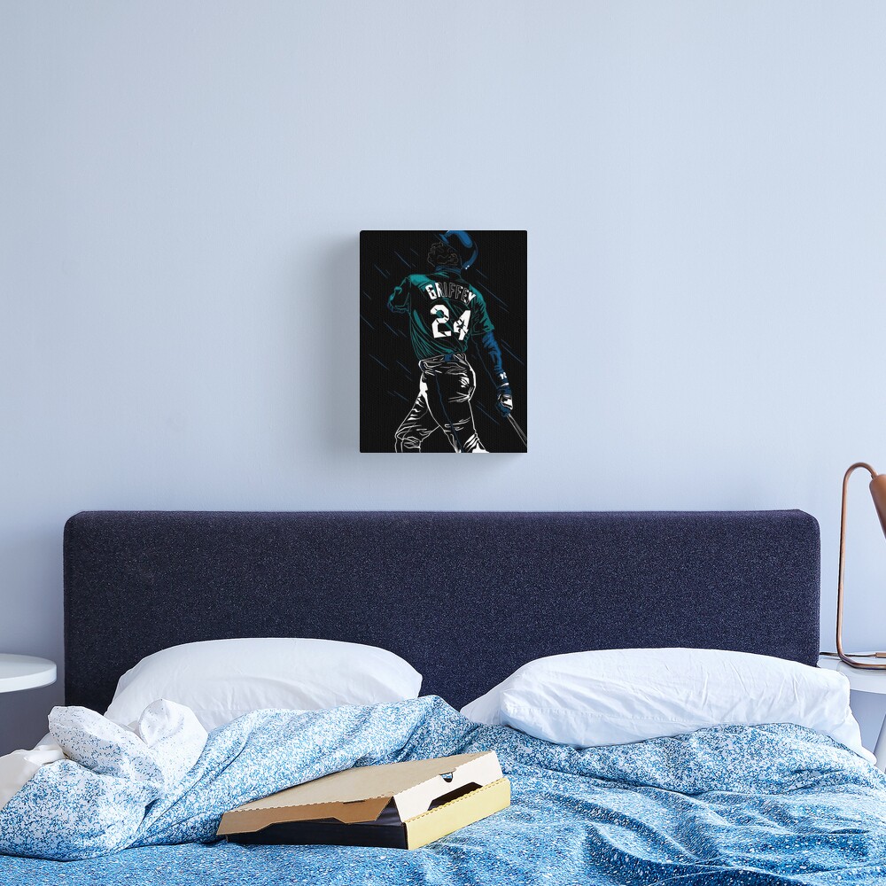 Ken Griffey Jr Canvas, Gift for baseball fan
