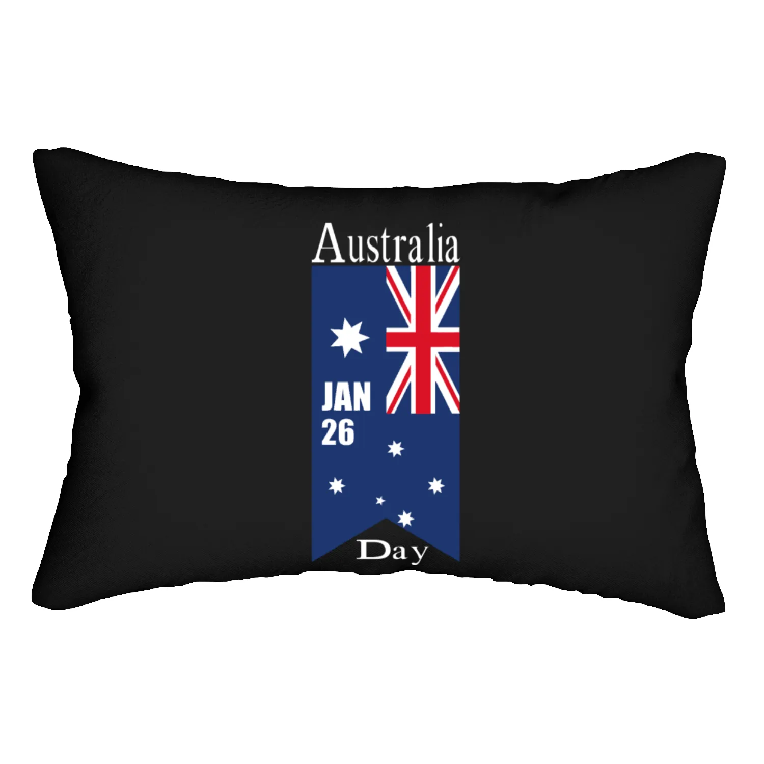 happy australia day Lumbar Pillows