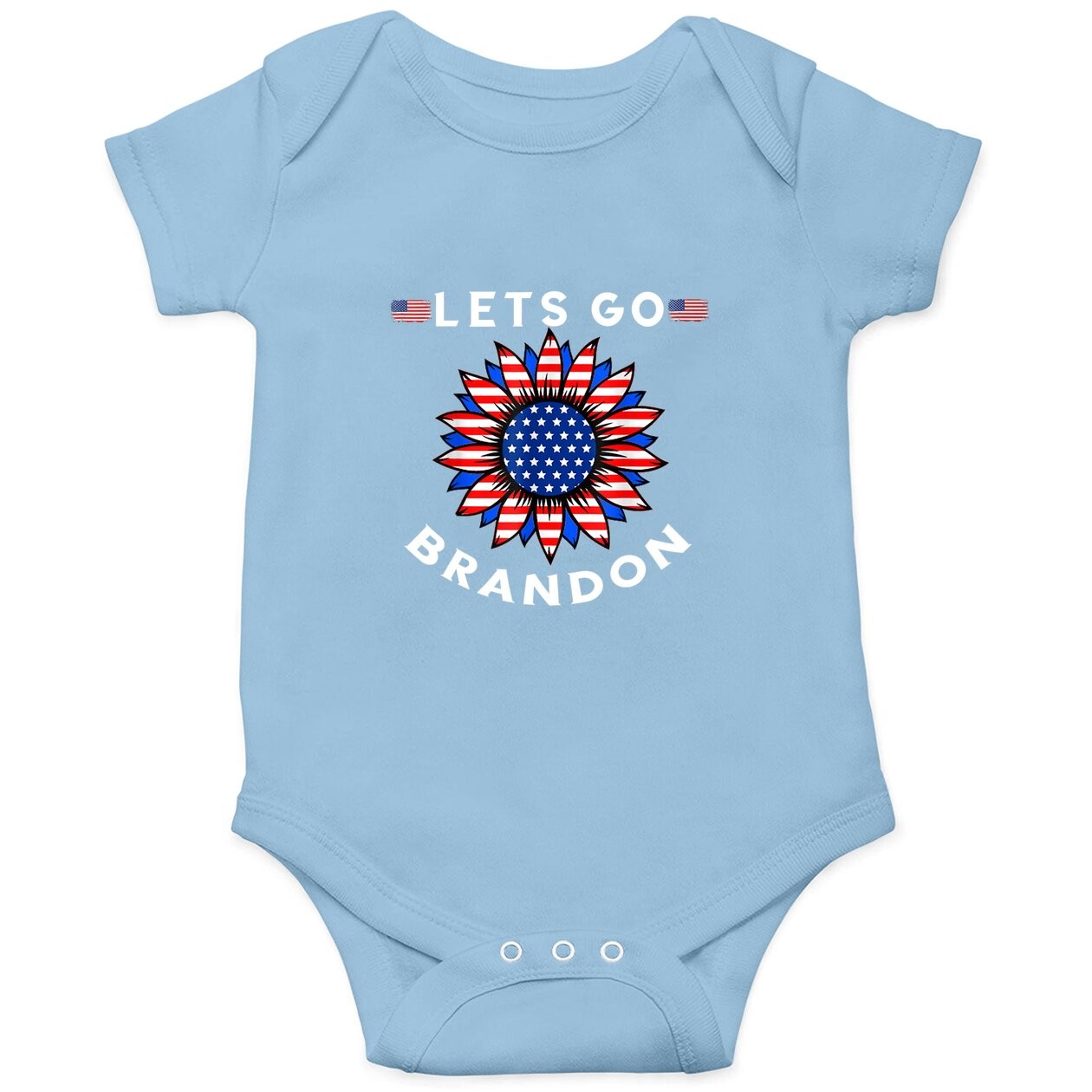 Lets Go Brandon Vintage Baby Bodysuit
