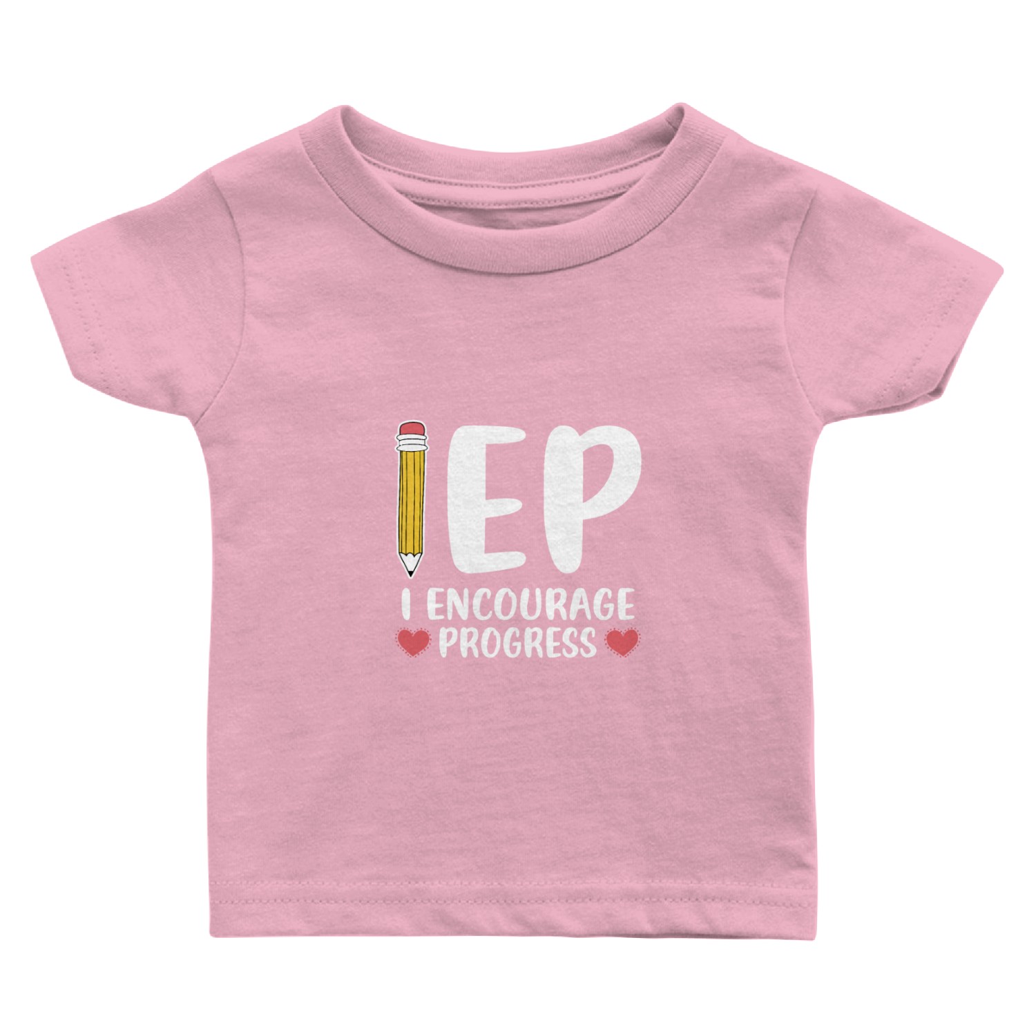 IEP I Encourage Progress Special Education School Baby T Shirts