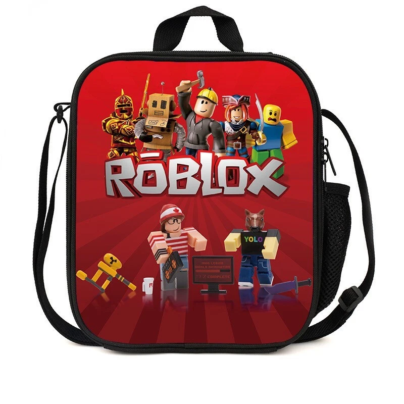 Roblox Kids Lunch Bag, School Picnic Bag