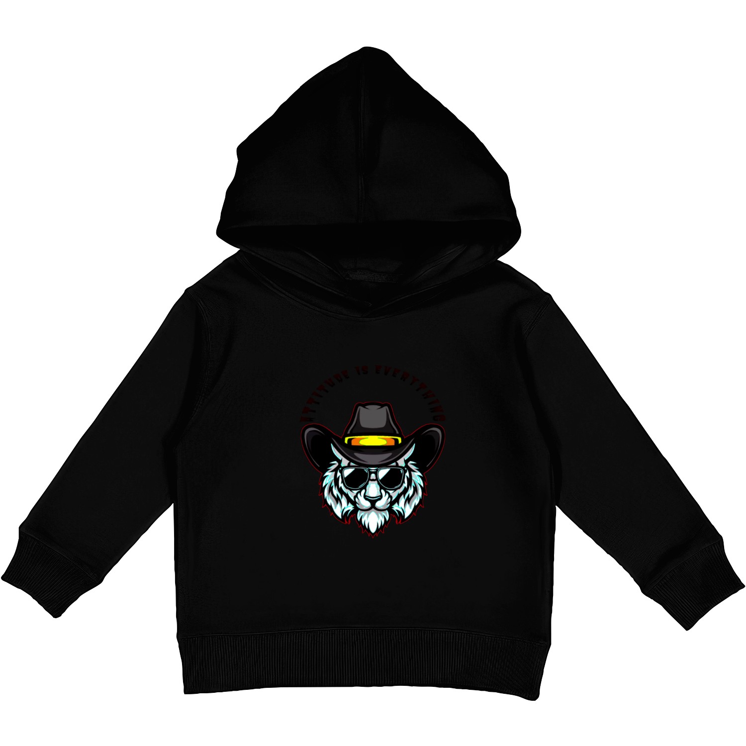 ATTITUDE IS EVERYTHING Kids Pullover Hoodies
