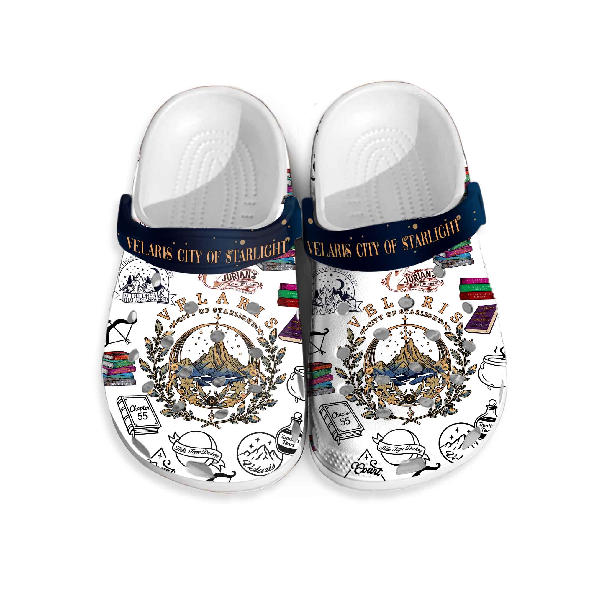 Velaris City Of Starlight A Court Of Thorns And Roses Shoes, Acotar Summer Sandals, Bookish Merch, Night Court Shoes, Book Lovers Gift