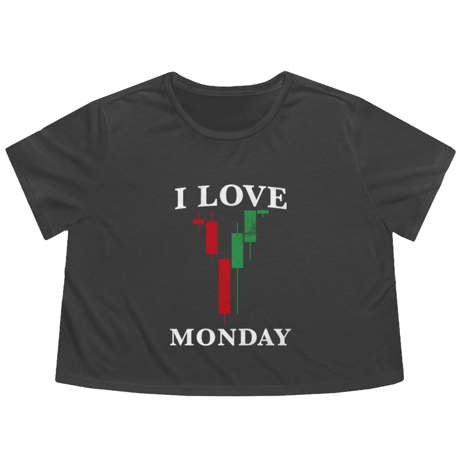 I Love Forex Flowy Cropped Tees