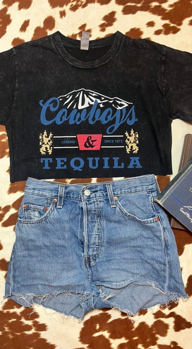 Cowboy Tequila Crop Top