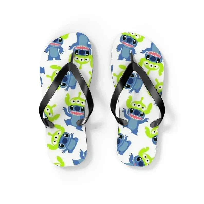 Cute Alien & St Flip Flops, Fun Cartoon Flip Flops for Kids & Fans