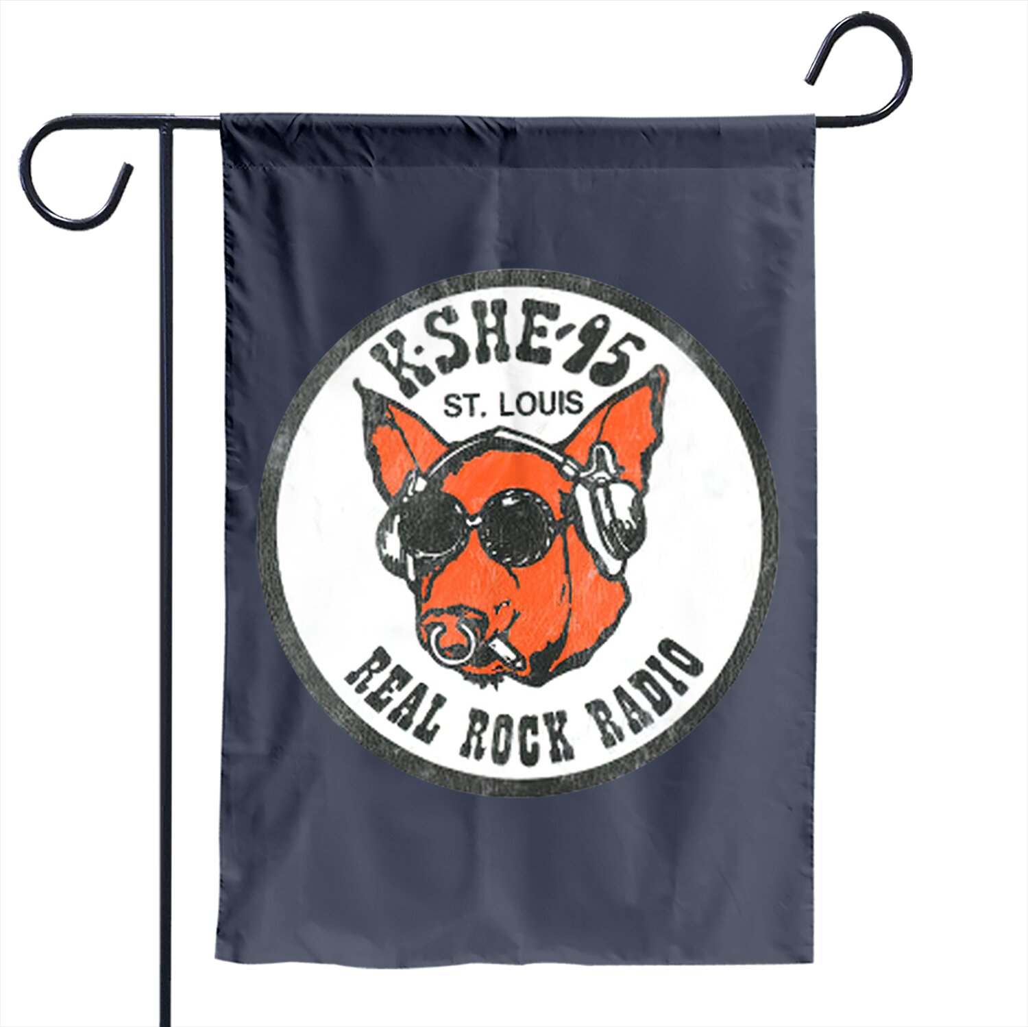 K-she St Louis / Defunct 80s Radio Station - Radio Station - Garden Flag