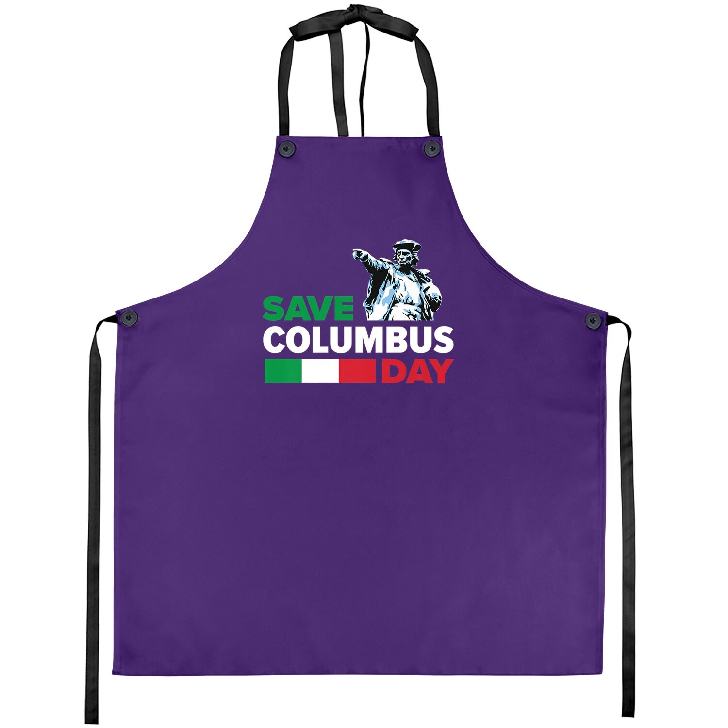 Save Columbus Day - Italian Pride Apron