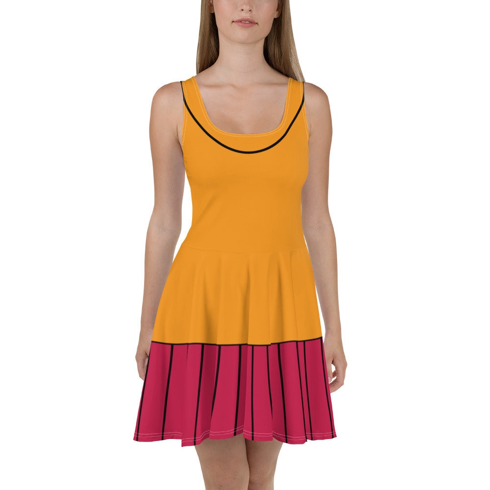 The Smart Mystery Solver Running Costume Skater Dress