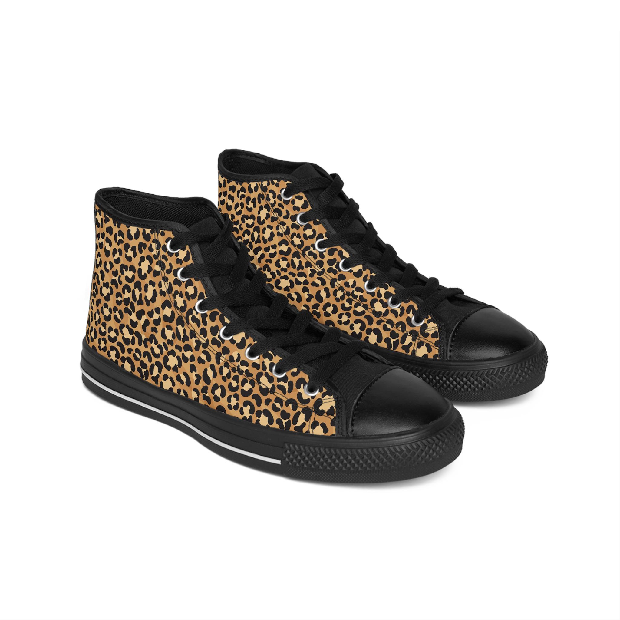 Leopard Women's Classic High Top Sneakers