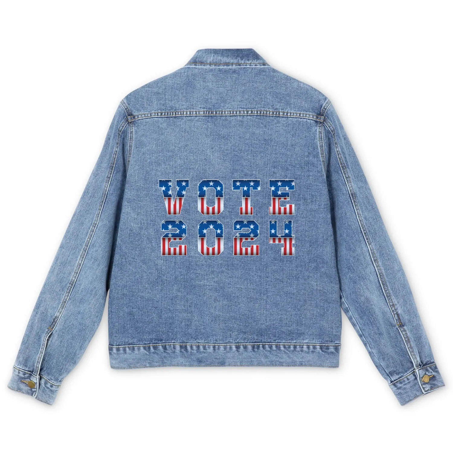 American Election - Vote 2024 Men's Denim Jackets