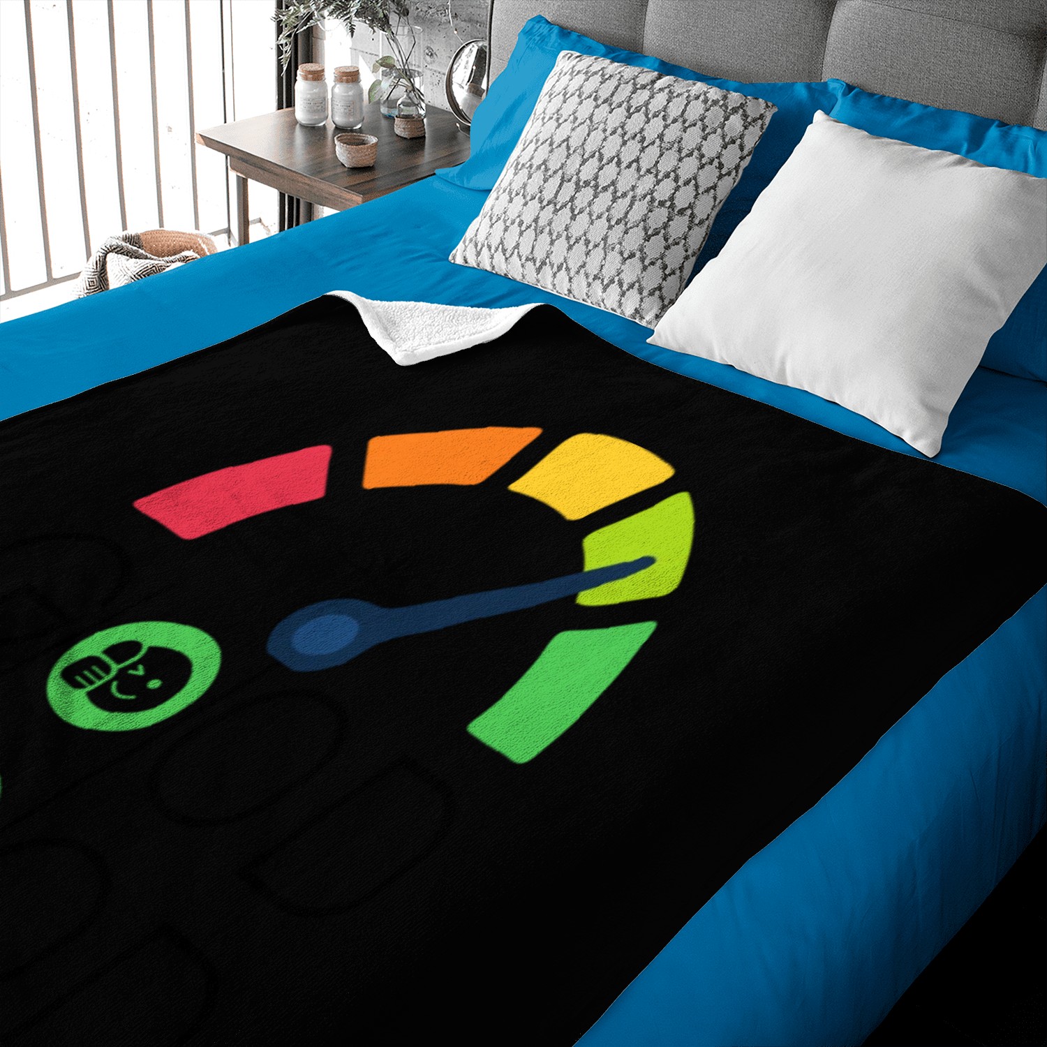 good mood power full Baby Blankets