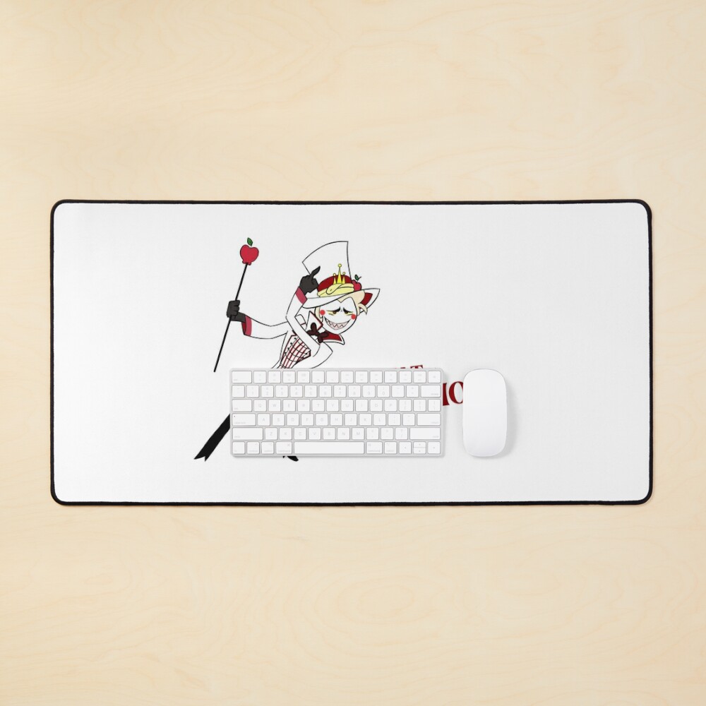 Lucifer Hazbin Hotel Desk Mat, Hazbin Hotel Decor