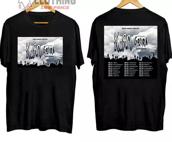 Korn Tour 2024 Merch, Korn Tour 2024 Tour Dates 2024 Shirt tshirt