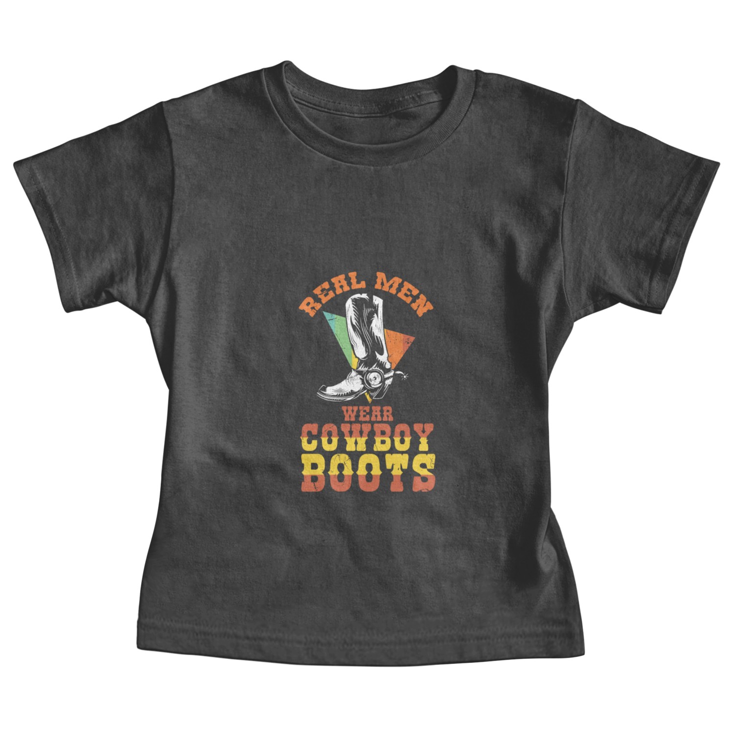 Men Wear Cowboy Boots Baby Tees