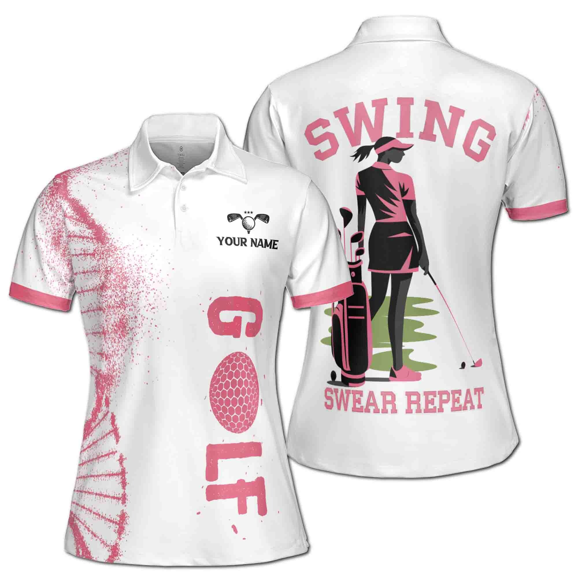 Personalized Name and Team Billiards Pool Team Club Women 3D Polo Shirt
