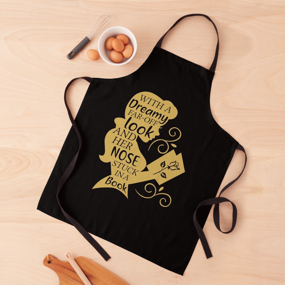 With a Dreamy Far-Off Look Apron