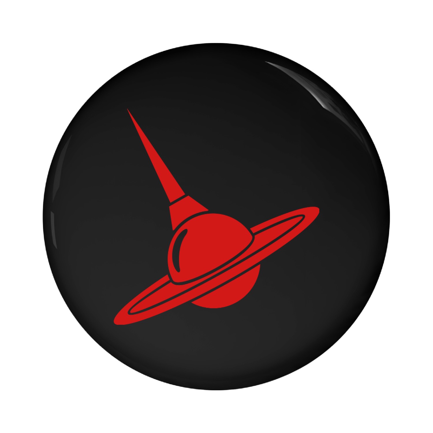 berlin television tower Saturn Pin Buttons