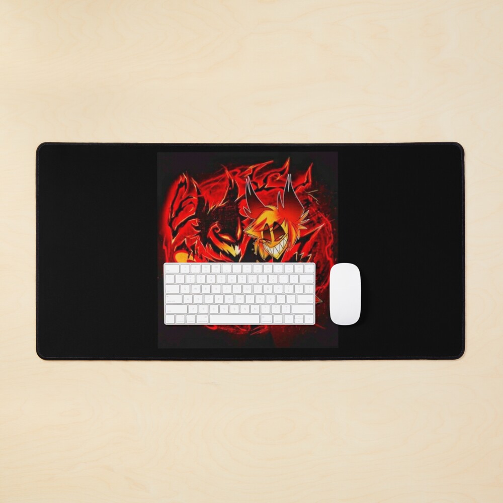 Alastor Hazbin Hotel Desk Mat, Hazbin Hotel Decor