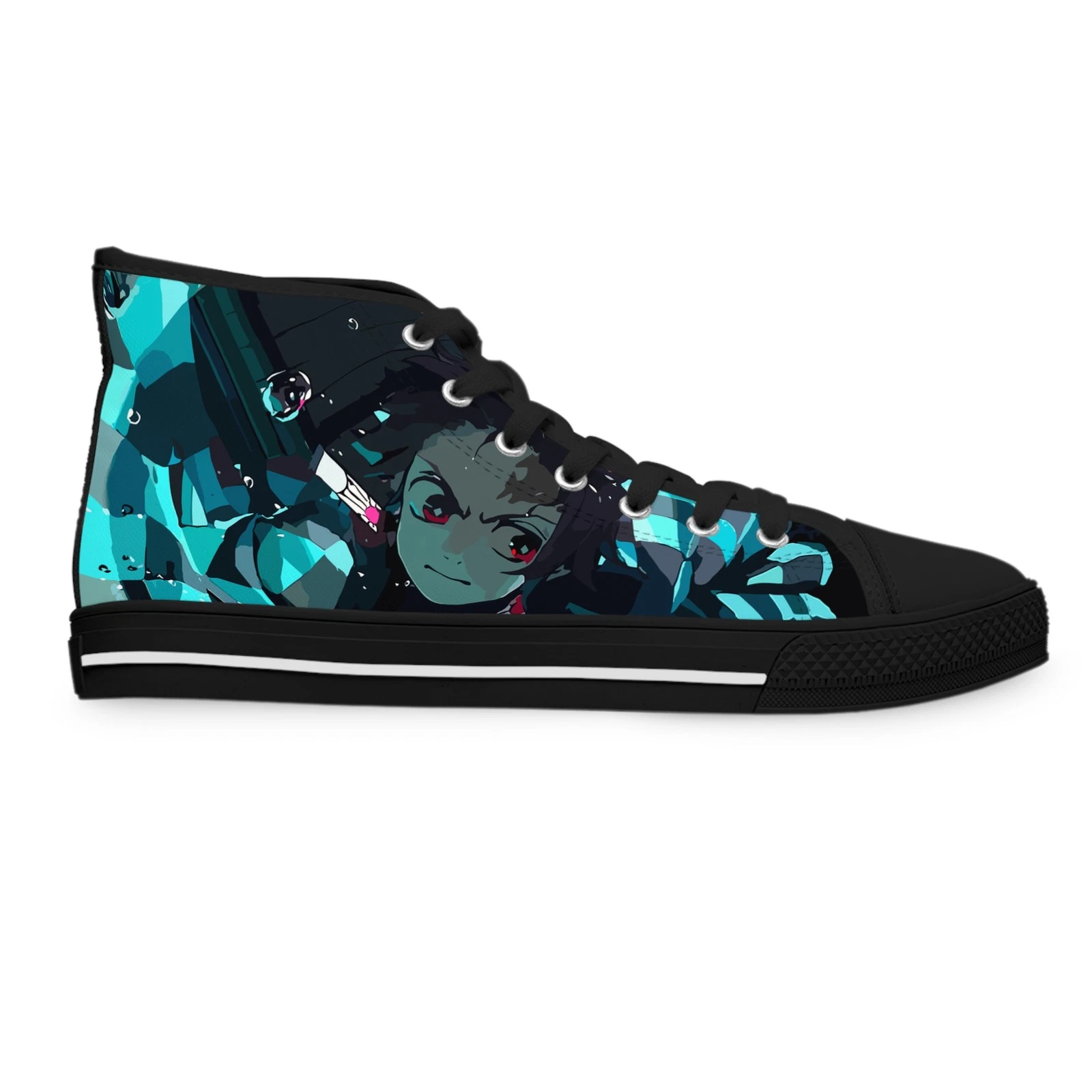 Women High Top Sneakers Shoes Footwear demon anime manga fan art