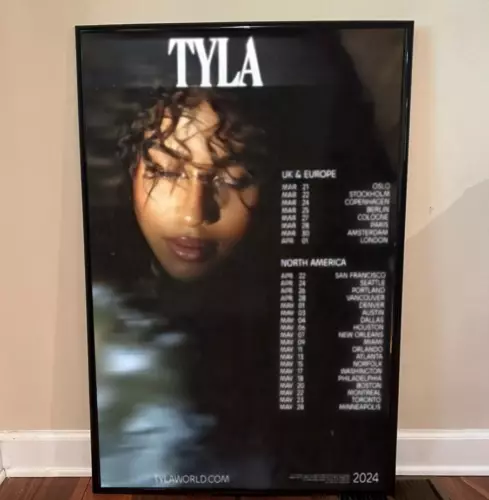 Tyla 2024 World Tour Poster