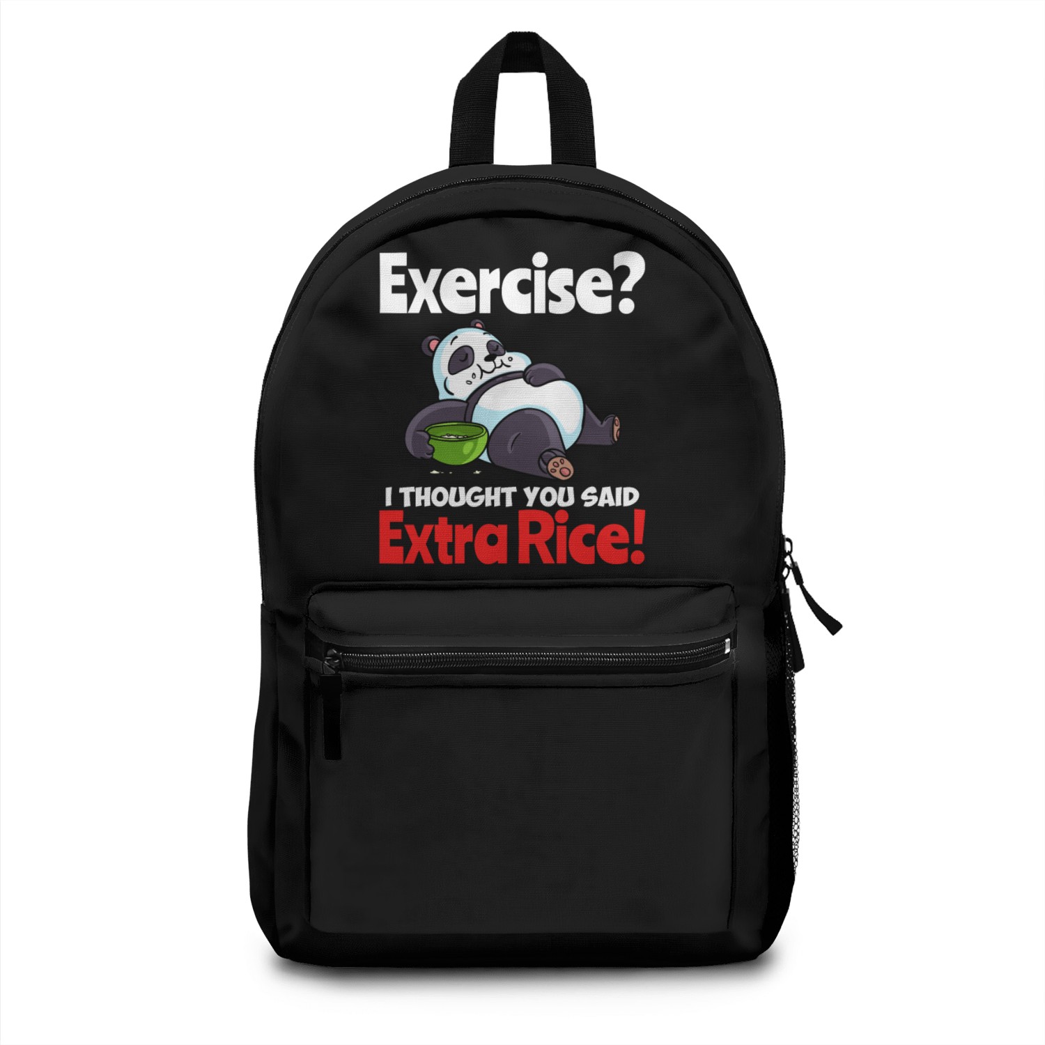 No Rice No Life Panda Rice Philippines Japanese Backpacks