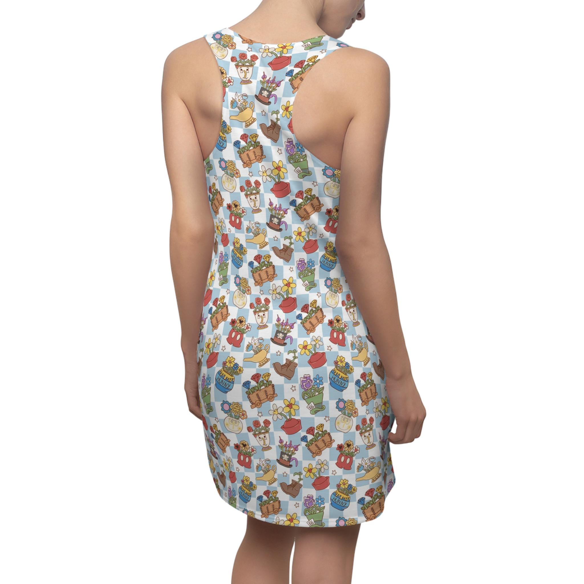 Flourishing Fairytale Pots Women's Racerback Dress