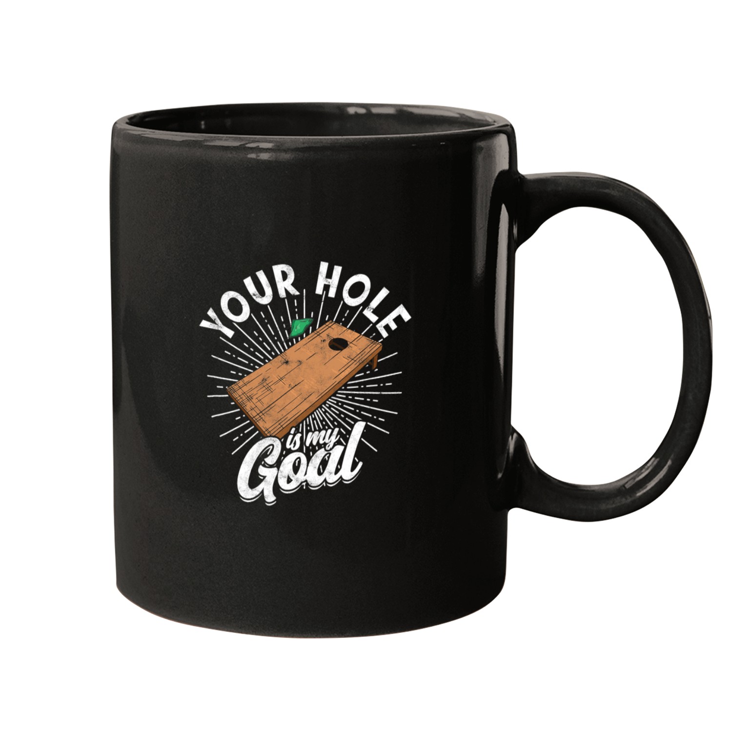 Tractor Fun Your hole is my goal Construction Excavator Crane Mugs