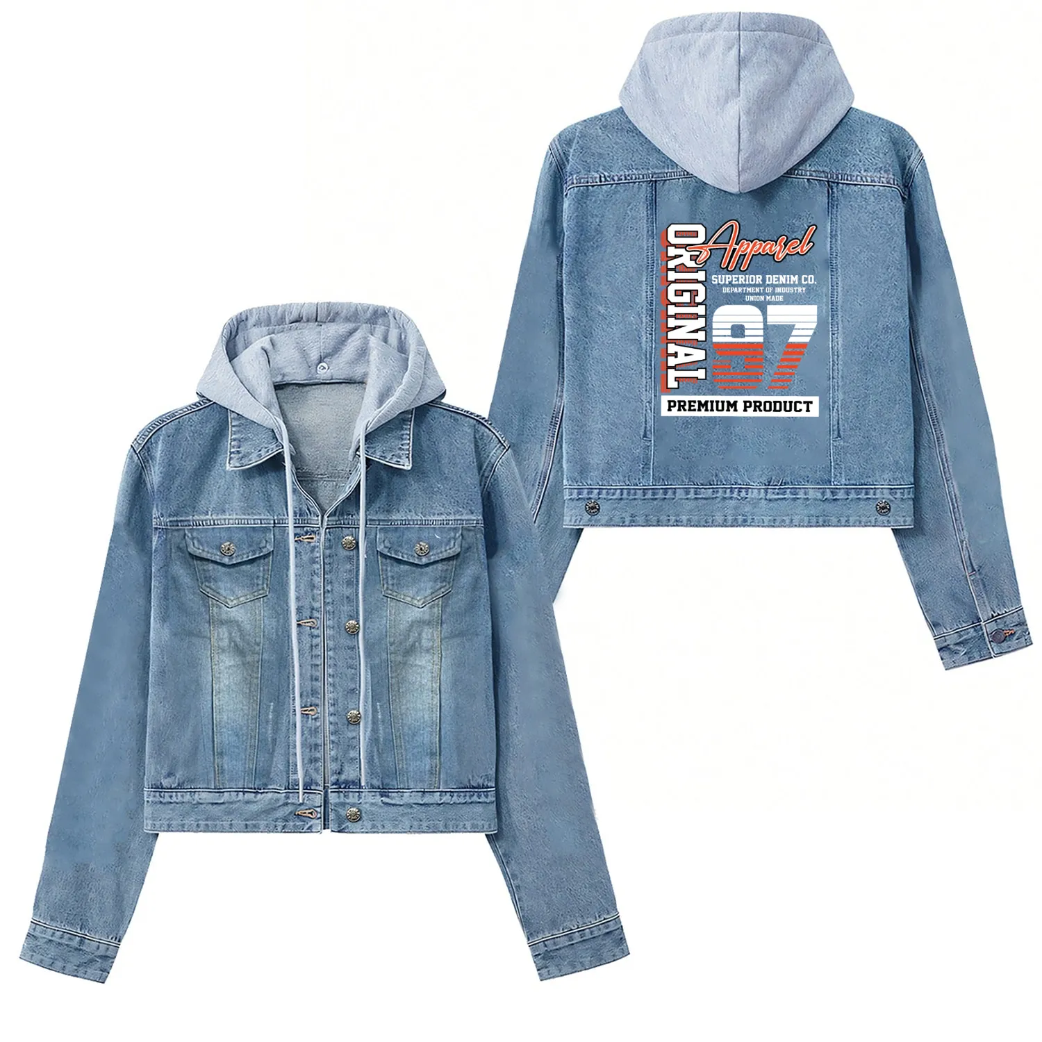 1997 Vintage Birthday Vintage Gift Retro Women's Denim Jackets