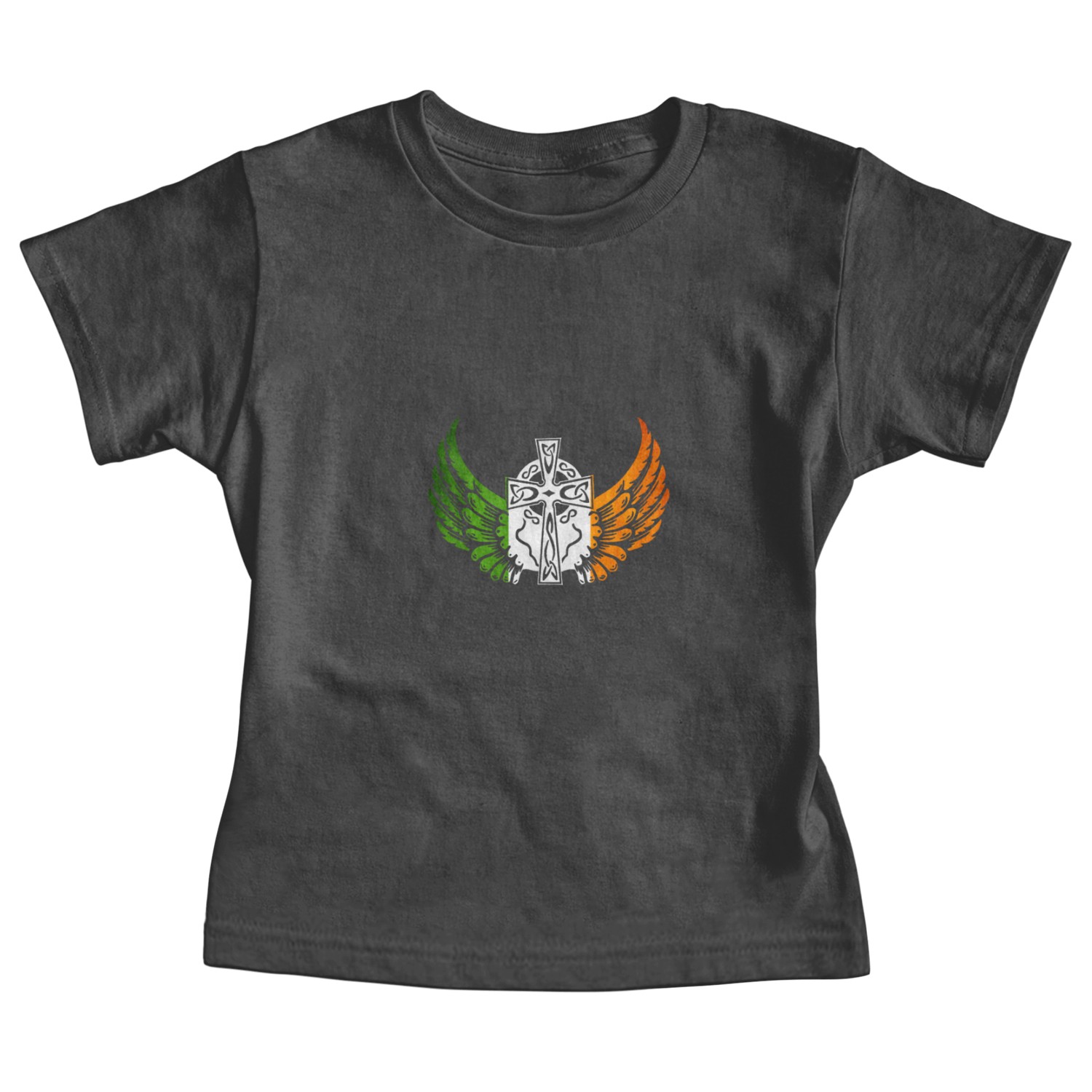 Irish Flag Design Celtic Cross Irish gift Baby Tees
