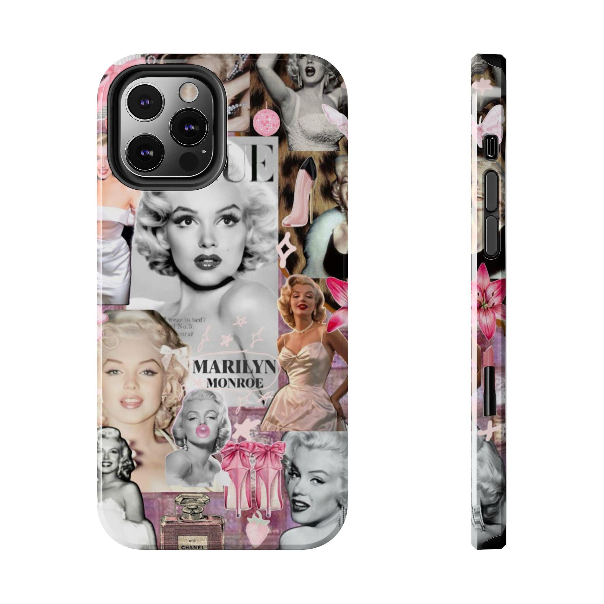 Marilyn Monroe Tough Phone Case, Glamorous Phone Cover, Vintage Hollywood Gift, Retro Phone Protector, Trendy Case for Her, Unique Phone