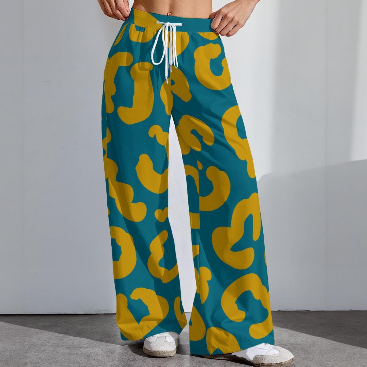 Jaguars Football Women's Pajama Pants, Womens Game Day Athletic Bottoms