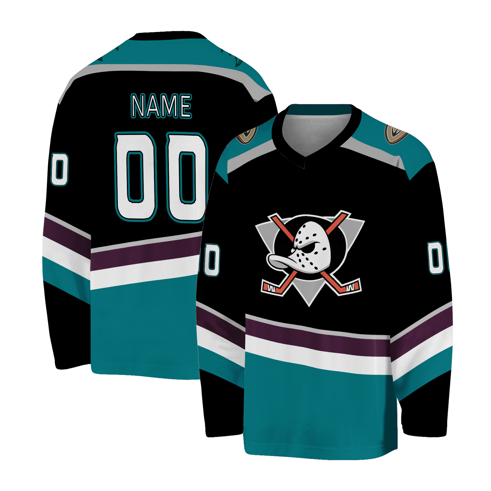 Personalized Anaheim Ducks Hockey Shirt Black Kits 2025 Hockey Team Fan Gear