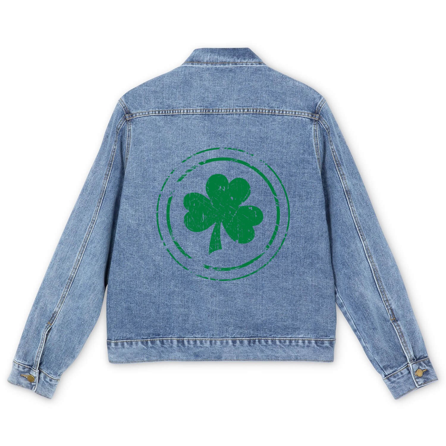 Irish clover Men's Denim Jackets