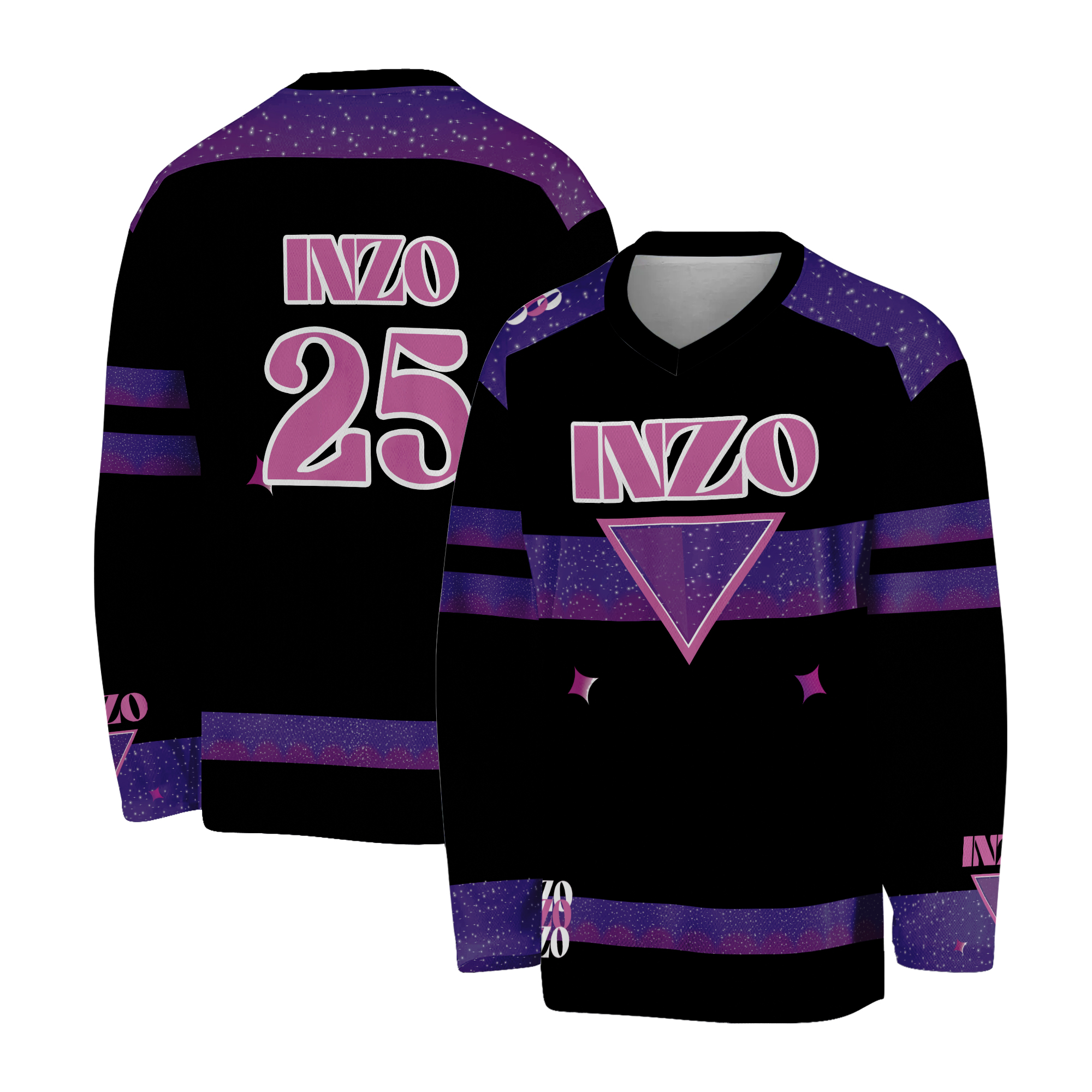 INZO 2025 Galaxy Hockey Jersey Custom
