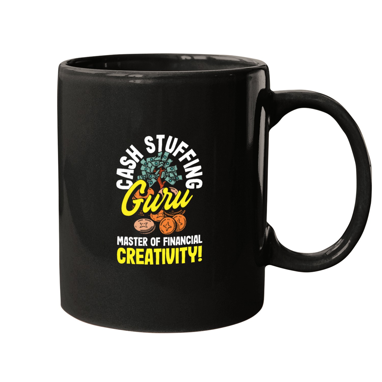 Cash Stuffing Guru Master of Financial Creativity Mugs