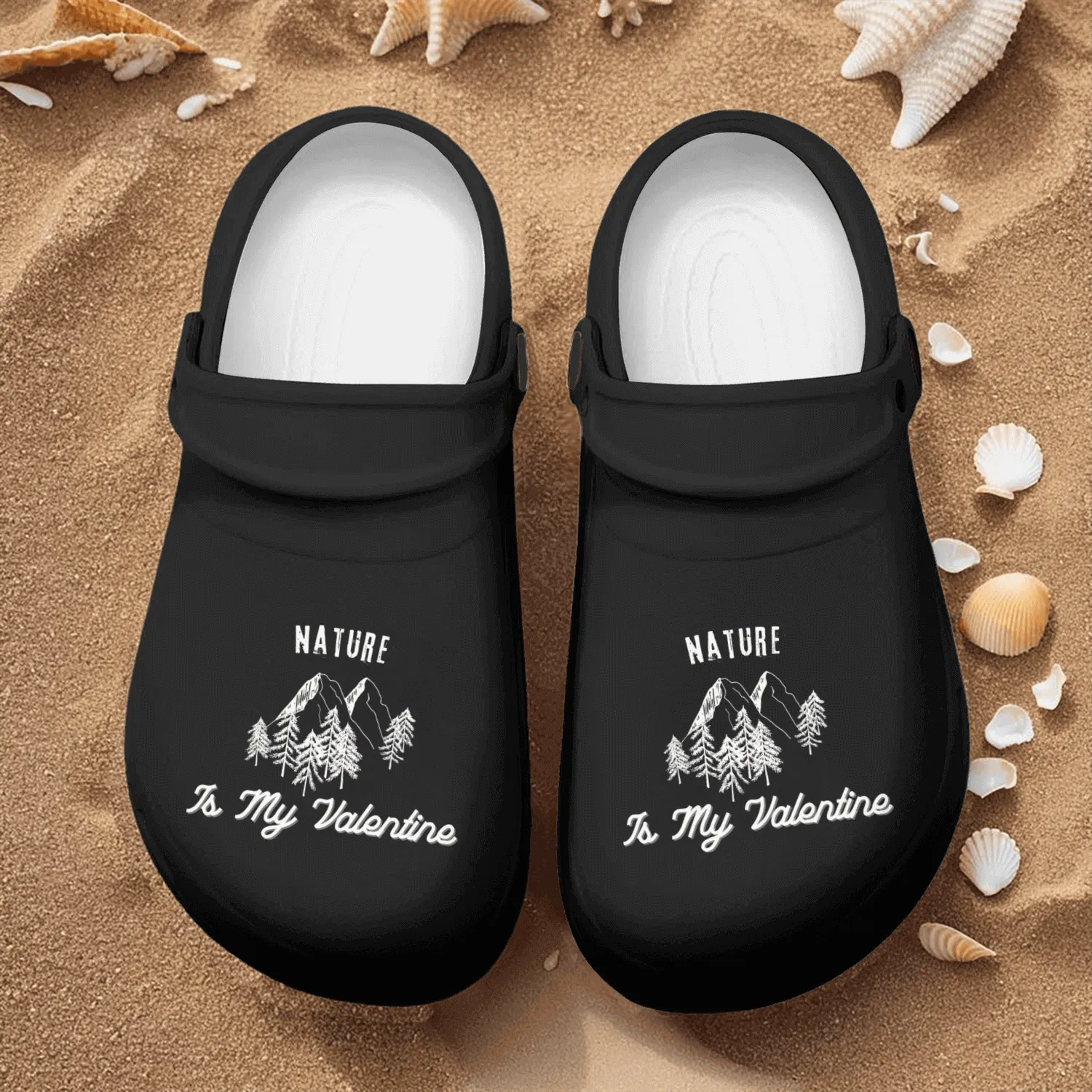 Nature Is My Valentine Nurse Clogs