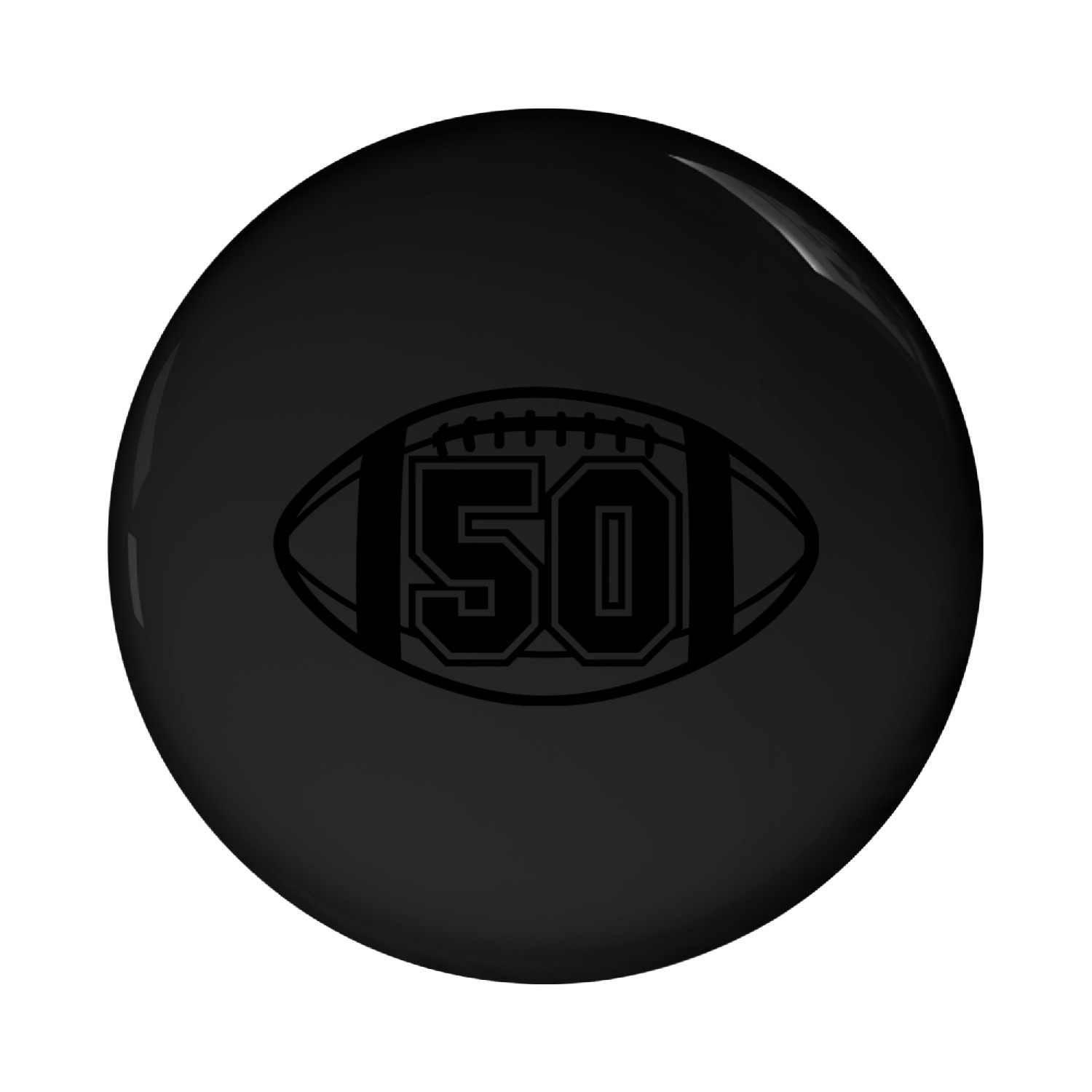 50 Football Vector 1_color TAS Pin Buttons